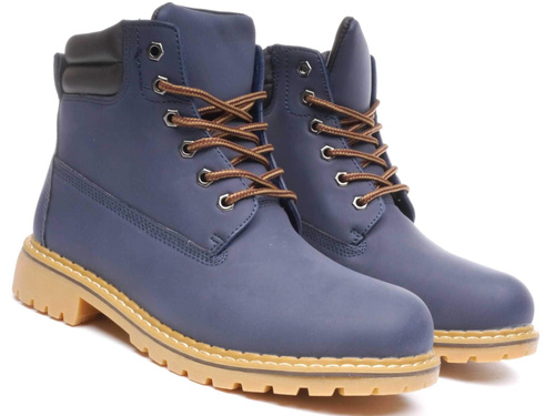 Trzewiki damskie H88B.NAVY/BROWN (36/41,12par)