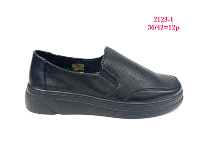 Półbuty damskie 7A2123-1.BLACK (36/42,12par)