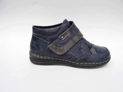 Botki damskie ocieplane  7A9652A-11.NAVY    (37/42,12par)