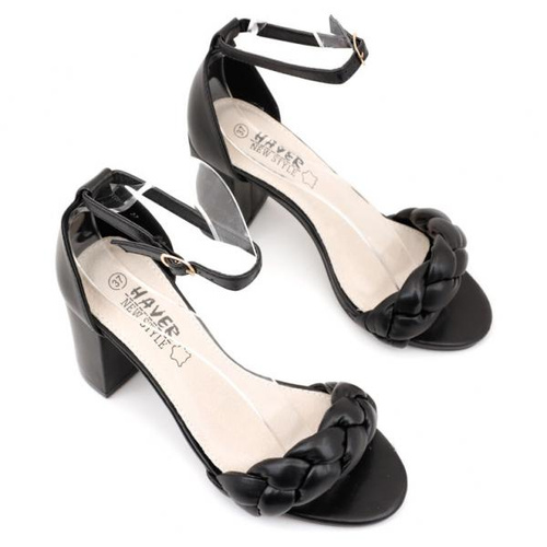 Sandały damskie SY35-1.BLACK (36/41,12par)