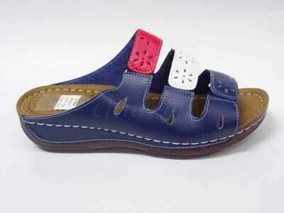 Klapki damskie 7AB0281-2.BLUE (37/42,12par)