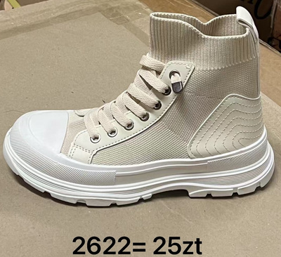 Botki damskie 2622.BEIGE (36/41,12par)