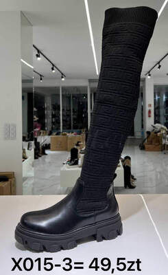 Kozaki damskie   7AX0153-1.BLACK  (36/41,12par)