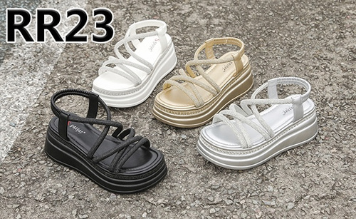Sandały damskie RR23.WHITE (36/41,12par)