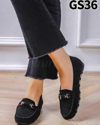 Balerinki damskie 7AGS36.BLACK (36/41,12par)