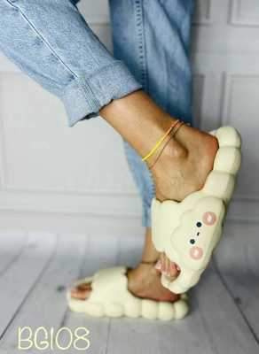 Klapki damskie 7ABG108.BEIGE (36/41,12par)