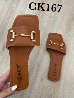 Klapki damskie 7ACK167.CAMEL (36/41,12par)