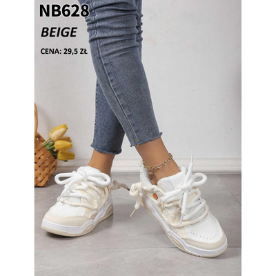 Buty sportowe damskie NB628.BEIGE (36/41,12par)