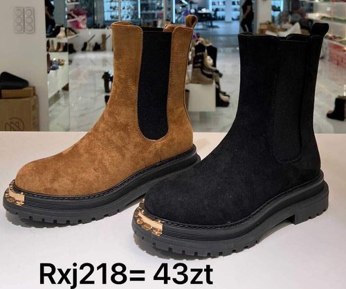 Botki damskie  7ARXJ218.BLACK  (36/41,12par)