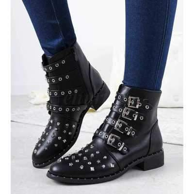 Botki damskie X1658-18.BLACK (36/41,12par)