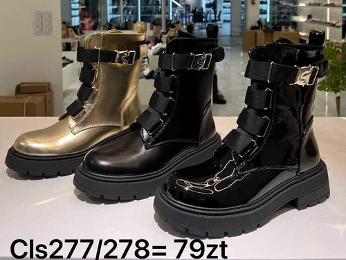 Botki damskie 7ACLS277/278.KOLORDOWYBORU (36/41,12par)