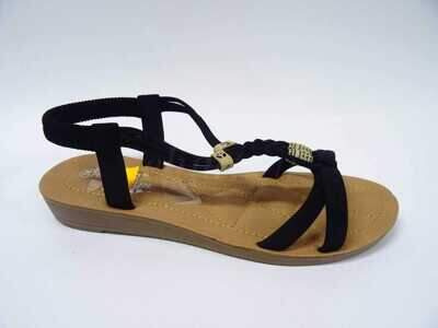 Sandały damskie 7AC1715.BLACK (36/41,12par)