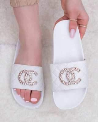 Klapki damskie 7AD331.WHITE (36/41,12par)