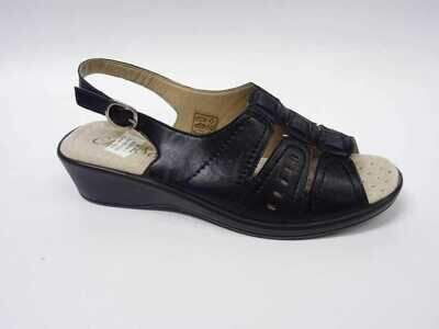 Sandały damskie 7AB205R-7.BLACK (36/42,12par)