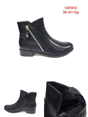 Botki damskie 7AH2091D.BLACK (36/41,12par)