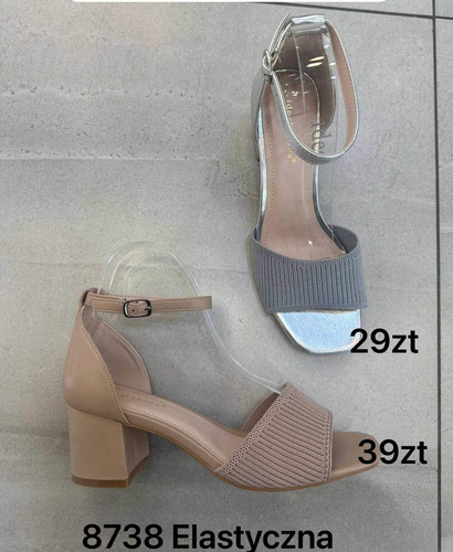 Sandały damskie 7A8738.GREY (36/41,12par)