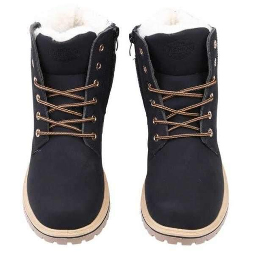 Trzewiki damskie B166-19.BLACK/BROWN (37/41,8par)