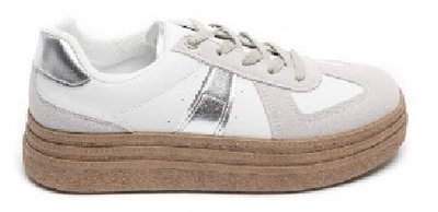 Buty sportowe damskie 7A7590.SILVER (36/41,12par)