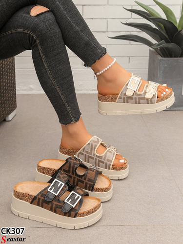 Klapki damskie CK307.BEIGE (36/41,12par)
