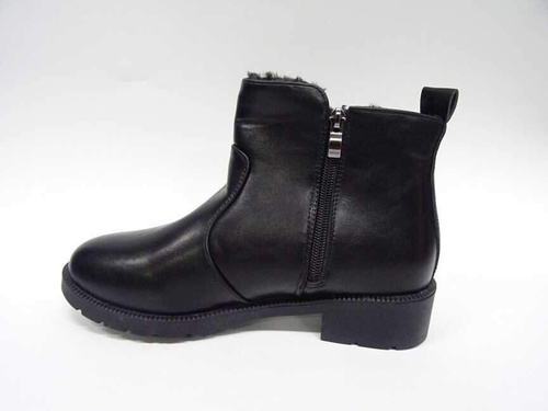Botki damskie 7A6053-1.BLACK Ocieplane (36/41,12par)