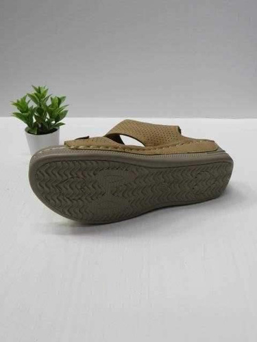 Sandały damskie 7A92074-10.KHAKI (36/42,12par)
