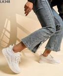 Buty sportowe damskie 7ALA348.BEIGE (36/41,12par)