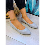 Balerinki damskie CC200.SILVER (36/41,12par)