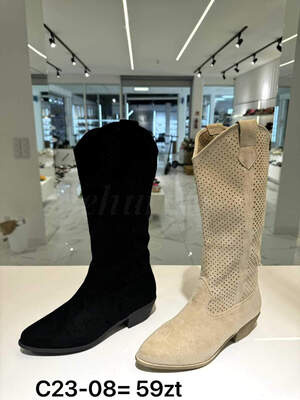 Kozaki damskie 7AC23-08.KOLORDOWYBORU (36/41,12par)