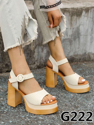 Sandały damskie G222.BEIGE (36/41,12par)