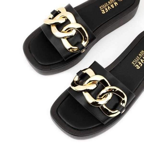 Klapki damskie HN21-2.BLACK (36/41,12par)