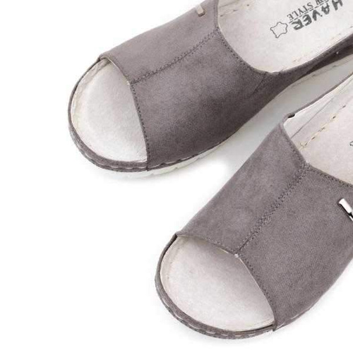 Klapki damskie DE940A-5.GREY (36/41,12par)