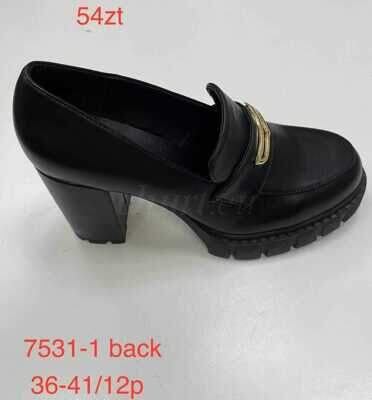 Czółenka damskie 7A7531-1.BLACK (36/41 12par)