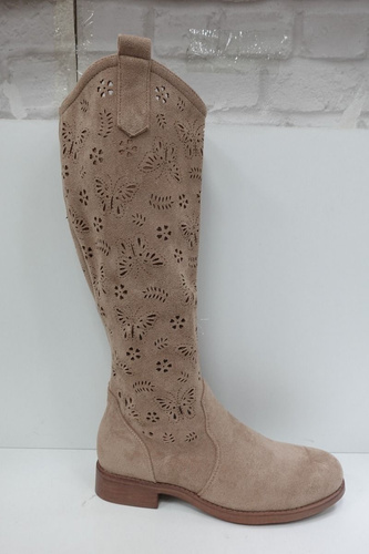 Kozaki damskie 7AH199-2.BEIGE (36/41,12par)