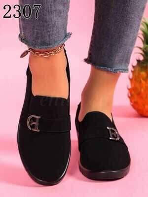 Półbuty damskie 2307.BLACK (36/41,12par)