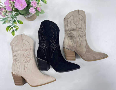 Botki damskie 7A8192-03.KOLORDOWYBORU  (36/41,12par)