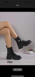 Botki damskie 7AMIBO12.BLACK  (36/41,12par)