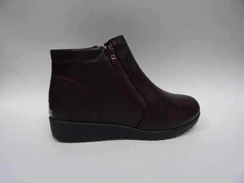Botki damskie   7A301-2.BROWN    (36/42,12par)