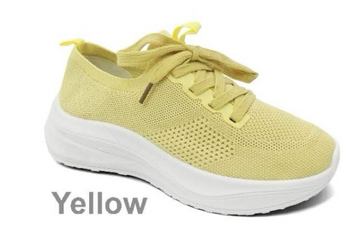 Buty sportowe damskie  G25-2.YELLOW (36/41,12par)