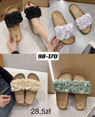 Klapki damskie 7A98-170.KOLORDOWYBORU (36/41,12par)