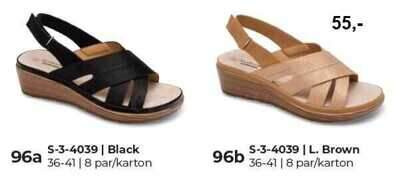 Sandały damskie 7AS-3-4039.KOLORDOWYBORU (36/41,8par)