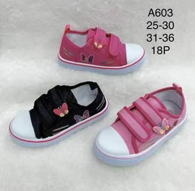 Trampki chłopięce  3A603-1.MIX  (25/30,18par)