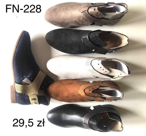 Botki damskie 7AFN228.KOLORDOWYBORU (36/41,12par)