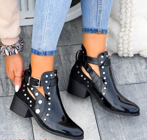 Botki damskie M563.BLACK (36/41,12par)