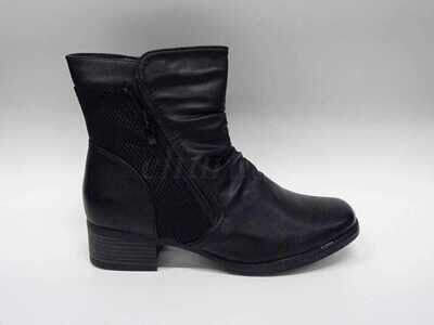 Botki damskie 7A2688-1.BLACK Ocieplane (36/42,12par)