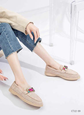 Balerinki damskie 7AC712-39.DBEIGE (36/41,12par)