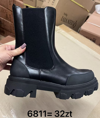 Botki damskie 6811.BLACK (36/41,12par)