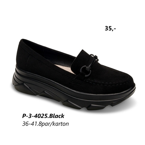 Półbuty damskie 3-4025.BLACK (36/41,8par)