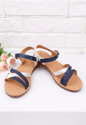 Sandały damskie 7ADH02-1.DBLUE (36/41,12par)