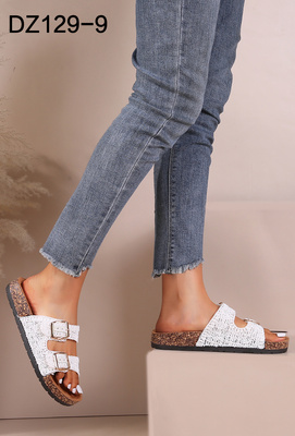 Klapki damskie 7ADZ139-9.WHITE (36/41,12par)