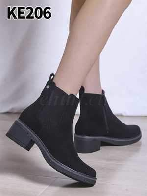 Botki damskie 7AKE206.BLACK (36/41,12par)